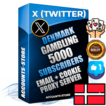 Professional Danish PREMIUM X (Twitter) accounts of manual registration and farming for the GAMBLING niche with high trust history photos and tweets — fully themed and optimized for GAMBLING advertising and promotion — 5000 niche-related live active followers 2009–2014 registration year Verified Email (Included) + Cookie JSON for secure import and login to the account + User Agent + High-quality filling (Photo Header Posts). Fully ready for targeted campaigns and ad launches from any country. Perfectly hold ads without bans. Ideal for any earning schemes affiliate promotions and marketing projects. Quality unlimited IPv4 proxy server included. Professional Danish PREMIUM X (Twitter) accounts of manual registration and farming for the GAMBLING niche with high trust history photos and tweets — fully themed and optimized for GAMBLING advertising and promotion — 5000 niche-related live active followers 2009–2014 registration year Verified Email (Included) + Cookie JSON for secure import and login to the account + User Agent + High-quality filling (Photo Header Posts). Fully ready for targeted campaigns and ad launches from any country. Perfectly hold ads without bans. Ideal for any earning schemes affiliate promotions and marketing projects. Quality unlimited IPv4 proxy server included.