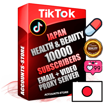 Professional Japanese PREMIUM TikTok accounts of manual registration and farming for the HEALTH & BEAUTY niche with high trust history profile photos and videos — fully themed and optimized for HEALTH & BEAUTY advertising and promotion — 10000 niche-related live active subscribers 2018–2022 registration years Verified Email (included) + Cookie JSON for secure import and login to the account + User Agent + high-quality content filling (profile photo banner and videos). Fully ready for targeted campaigns and ad launches from any country. Perfectly holds ads without bans. Ideal for any earning schemes affiliate promotions and marketing projects. Quality unlimited IPv4 proxy server included. Professional Japanese PREMIUM TikTok accounts of manual registration and farming for the HEALTH & BEAUTY niche with high trust history profile photos and videos — fully themed and optimized for HEALTH & BEAUTY advertising and promotion — 10000 niche-related live active subscribers 2018–2022 registration years Verified Email (included) + Cookie JSON for secure import and login to the account + User Agent + high-quality content filling (profile photo banner and videos). Fully ready for targeted campaigns and ad launches from any country. Perfectly holds ads without bans. Ideal for any earning schemes affiliate promotions and marketing projects. Quality unlimited IPv4 proxy server included.
