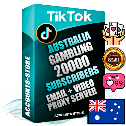 Professional Australian PREMIUM TikTok accounts of manual registration and farming for the GAMBLING niche with high trust history profile photos and videos — fully themed and optimized for GAMBLING advertising and promotion — 20000 niche-related live active subscribers 2018–2022 registration years Verified Email (included) + Cookie JSON for secure import and login to the account + User Agent + high-quality content filling (profile photo banner and videos). Fully ready for targeted campaigns and ad launches from any country. Perfectly holds ads without bans. Ideal for any earning schemes affiliate promotions and marketing projects. Quality unlimited IPv4 proxy server included. Professional Australian PREMIUM TikTok accounts of manual registration and farming for the GAMBLING niche with high trust history profile photos and videos — fully themed and optimized for GAMBLING advertising and promotion — 20000 niche-related live active subscribers 2018–2022 registration years Verified Email (included) + Cookie JSON for secure import and login to the account + User Agent + high-quality content filling (profile photo banner and videos). Fully ready for targeted campaigns and ad launches from any country. Perfectly holds ads without bans. Ideal for any earning schemes affiliate promotions and marketing projects. Quality unlimited IPv4 proxy server included.