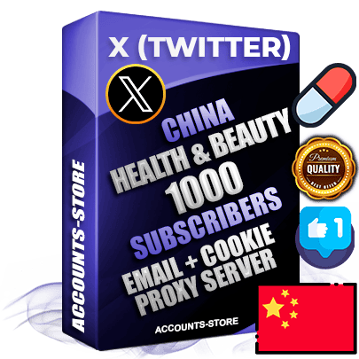 Professional Chinese PREMIUM X (Twitter) accounts of manual registration and farming for the HEALTH & BEAUTY niche with high trust history photos and tweets — fully themed and optimized for HEALTH & BEAUTY advertising and promotion — 1000 niche-related live active followers 2009–2014 registration year Verified Email (Included) + Cookie JSON for secure import and login to the account + User Agent + High-quality filling (Photo Header Posts). Fully ready for targeted campaigns and ad launches from any country. Perfectly hold ads without bans. Ideal for any earning schemes affiliate promotions and marketing projects. Quality unlimited IPv4 proxy server included. Professional Chinese PREMIUM X (Twitter) accounts of manual registration and farming for the HEALTH & BEAUTY niche with high trust history photos and tweets — fully themed and optimized for HEALTH & BEAUTY advertising and promotion — 1000 niche-related live active followers 2009–2014 registration year Verified Email (Included) + Cookie JSON for secure import and login to the account + User Agent + High-quality filling (Photo Header Posts). Fully ready for targeted campaigns and ad launches from any country. Perfectly hold ads without bans. Ideal for any earning schemes affiliate promotions and marketing projects. Quality unlimited IPv4 proxy server included.