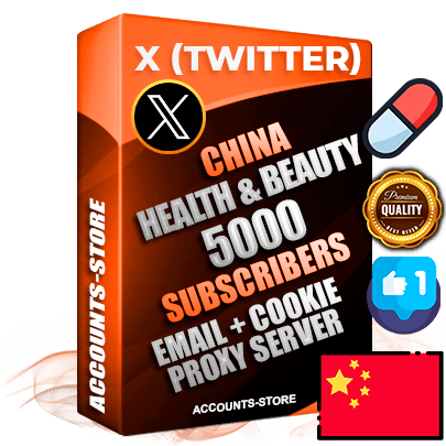 Professional Chinese PREMIUM X (Twitter) accounts of manual registration and farming for the HEALTH & BEAUTY niche with high trust history photos and tweets — fully themed and optimized for HEALTH & BEAUTY advertising and promotion — 5000 niche-related live active followers 2009–2014 registration year Verified Email (Included) + Cookie JSON for secure import and login to the account + User Agent + High-quality filling (Photo Header Posts). Fully ready for targeted campaigns and ad launches from any country. Perfectly hold ads without bans. Ideal for any earning schemes affiliate promotions and marketing projects. Quality unlimited IPv4 proxy server included. Professional Chinese PREMIUM X (Twitter) accounts of manual registration and farming for the HEALTH & BEAUTY niche with high trust history photos and tweets — fully themed and optimized for HEALTH & BEAUTY advertising and promotion — 5000 niche-related live active followers 2009–2014 registration year Verified Email (Included) + Cookie JSON for secure import and login to the account + User Agent + High-quality filling (Photo Header Posts). Fully ready for targeted campaigns and ad launches from any country. Perfectly hold ads without bans. Ideal for any earning schemes affiliate promotions and marketing projects. Quality unlimited IPv4 proxy server included.