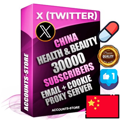 Professional Chinese PREMIUM X (Twitter) accounts of manual registration and farming for the HEALTH & BEAUTY niche with high trust history photos and tweets — fully themed and optimized for HEALTH & BEAUTY advertising and promotion — 30000 niche-related live active followers 2009–2014 registration year Verified Email (Included) + Cookie JSON for secure import and login to the account + User Agent + High-quality filling (Photo Header Posts). Fully ready for targeted campaigns and ad launches from any country. Perfectly hold ads without bans. Ideal for any earning schemes affiliate promotions and marketing projects. Quality unlimited IPv4 proxy server included. Professional Chinese PREMIUM X (Twitter) accounts of manual registration and farming for the HEALTH & BEAUTY niche with high trust history photos and tweets — fully themed and optimized for HEALTH & BEAUTY advertising and promotion — 30000 niche-related live active followers 2009–2014 registration year Verified Email (Included) + Cookie JSON for secure import and login to the account + User Agent + High-quality filling (Photo Header Posts). Fully ready for targeted campaigns and ad launches from any country. Perfectly hold ads without bans. Ideal for any earning schemes affiliate promotions and marketing projects. Quality unlimited IPv4 proxy server included.