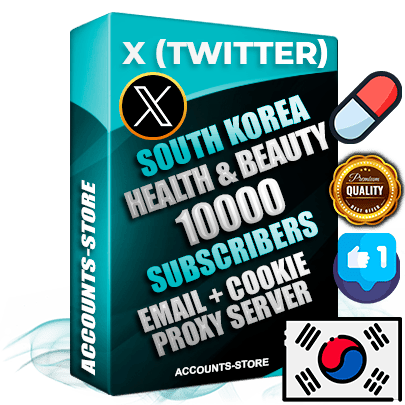 Professional Korean PREMIUM X (Twitter) accounts of manual registration and farming for the HEALTH & BEAUTY niche with high trust history photos and tweets — fully themed and optimized for HEALTH & BEAUTY advertising and promotion — 10000 niche-related live active followers 2009–2014 registration year Verified Email (Included) + Cookie JSON for secure import and login to the account + User Agent + High-quality filling (Photo Header Posts). Fully ready for targeted campaigns and ad launches from any country. Perfectly hold ads without bans. Ideal for any earning schemes affiliate promotions and marketing projects. Quality unlimited IPv4 proxy server included. Professional Korean PREMIUM X (Twitter) accounts of manual registration and farming for the HEALTH & BEAUTY niche with high trust history photos and tweets — fully themed and optimized for HEALTH & BEAUTY advertising and promotion — 10000 niche-related live active followers 2009–2014 registration year Verified Email (Included) + Cookie JSON for secure import and login to the account + User Agent + High-quality filling (Photo Header Posts). Fully ready for targeted campaigns and ad launches from any country. Perfectly hold ads without bans. Ideal for any earning schemes affiliate promotions and marketing projects. Quality unlimited IPv4 proxy server included.