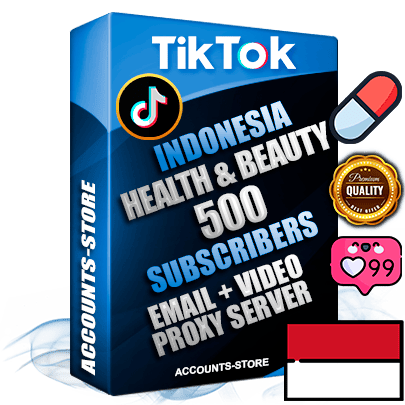 Professional Indonesian PREMIUM TikTok accounts of manual registration and farming for the HEALTH & BEAUTY niche with high trust history profile photos and videos — fully themed and optimized for HEALTH & BEAUTY advertising and promotion — 500 niche-related live active subscribers 2018–2022 registration years Verified Email (included) + Cookie JSON for secure import and login to the account + User Agent + high-quality content filling (profile photo banner and videos). Fully ready for targeted campaigns and ad launches from any country. Perfectly holds ads without bans. Ideal for any earning schemes affiliate promotions and marketing projects. Quality unlimited IPv4 proxy server included. Professional Indonesian PREMIUM TikTok accounts of manual registration and farming for the HEALTH & BEAUTY niche with high trust history profile photos and videos — fully themed and optimized for HEALTH & BEAUTY advertising and promotion — 500 niche-related live active subscribers 2018–2022 registration years Verified Email (included) + Cookie JSON for secure import and login to the account + User Agent + high-quality content filling (profile photo banner and videos). Fully ready for targeted campaigns and ad launches from any country. Perfectly holds ads without bans. Ideal for any earning schemes affiliate promotions and marketing projects. Quality unlimited IPv4 proxy server included.