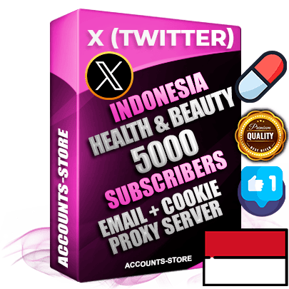 Professional Indonesian PREMIUM X (Twitter) accounts of manual registration and farming for the HEALTH & BEAUTY niche with high trust history photos and tweets — fully themed and optimized for HEALTH & BEAUTY advertising and promotion — 5000 niche-related live active followers 2009–2014 registration year Verified Email (Included) + Cookie JSON for secure import and login to the account + User Agent + High-quality filling (Photo Header Posts). Fully ready for targeted campaigns and ad launches from any country. Perfectly hold ads without bans. Ideal for any earning schemes affiliate promotions and marketing projects. Quality unlimited IPv4 proxy server included.
