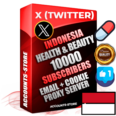 Professional Indonesian PREMIUM X (Twitter) accounts of manual registration and farming for the HEALTH & BEAUTY niche with high trust history photos and tweets — fully themed and optimized for HEALTH & BEAUTY advertising and promotion — 10000 niche-related live active followers 2009–2014 registration year Verified Email (Included) + Cookie JSON for secure import and login to the account + User Agent + High-quality filling (Photo Header Posts). Fully ready for targeted campaigns and ad launches from any country. Perfectly hold ads without bans. Ideal for any earning schemes affiliate promotions and marketing projects. Quality unlimited IPv4 proxy server included.