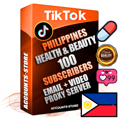 Professional Filipino PREMIUM TikTok accounts of manual registration and farming for the HEALTH & BEAUTY niche with high trust history profile photos and videos — fully themed and optimized for HEALTH & BEAUTY advertising and promotion — 100 niche-related live active subscribers 2018–2022 registration years Verified Email (included) + Cookie JSON for secure import and login to the account + User Agent + high-quality content filling (profile photo banner and videos). Fully ready for targeted campaigns and ad launches from any country. Perfectly holds ads without bans. Ideal for any earning schemes affiliate promotions and marketing projects. Quality unlimited IPv4 proxy server included.