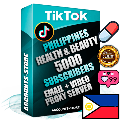 Professional Filipino PREMIUM TikTok accounts of manual registration and farming for the HEALTH & BEAUTY niche with high trust history profile photos and videos — fully themed and optimized for HEALTH & BEAUTY advertising and promotion — 5000 niche-related live active subscribers 2018–2022 registration years Verified Email (included) + Cookie JSON for secure import and login to the account + User Agent + high-quality content filling (profile photo banner and videos). Fully ready for targeted campaigns and ad launches from any country. Perfectly holds ads without bans. Ideal for any earning schemes affiliate promotions and marketing projects. Quality unlimited IPv4 proxy server included.