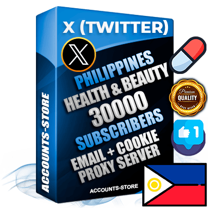 Professional Filipino PREMIUM X (Twitter) accounts of manual registration and farming for the HEALTH & BEAUTY niche with high trust history photos and tweets — fully themed and optimized for HEALTH & BEAUTY advertising and promotion — 30000 niche-related live active followers 2009–2014 registration year Verified Email (Included) + Cookie JSON for secure import and login to the account + User Agent + High-quality filling (Photo Header Posts). Fully ready for targeted campaigns and ad launches from any country. Perfectly hold ads without bans. Ideal for any earning schemes affiliate promotions and marketing projects. Quality unlimited IPv4 proxy server included.