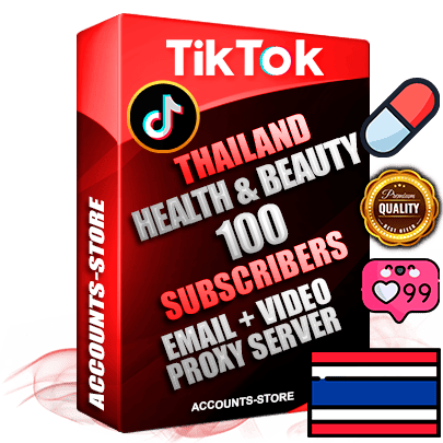 Professional Thai PREMIUM TikTok accounts of manual registration and farming for the HEALTH & BEAUTY niche with high trust history profile photos and videos — fully themed and optimized for HEALTH & BEAUTY advertising and promotion — 100 niche-related live active subscribers 2018–2022 registration years Verified Email (included) + Cookie JSON for secure import and login to the account + User Agent + high-quality content filling (profile photo banner and videos). Fully ready for targeted campaigns and ad launches from any country. Perfectly holds ads without bans. Ideal for any earning schemes affiliate promotions and marketing projects. Quality unlimited IPv4 proxy server included. Professional Thai PREMIUM TikTok accounts of manual registration and farming for the HEALTH & BEAUTY niche with high trust history profile photos and videos — fully themed and optimized for HEALTH & BEAUTY advertising and promotion — 100 niche-related live active subscribers 2018–2022 registration years Verified Email (included) + Cookie JSON for secure import and login to the account + User Agent + high-quality content filling (profile photo banner and videos). Fully ready for targeted campaigns and ad launches from any country. Perfectly holds ads without bans. Ideal for any earning schemes affiliate promotions and marketing projects. Quality unlimited IPv4 proxy server included.