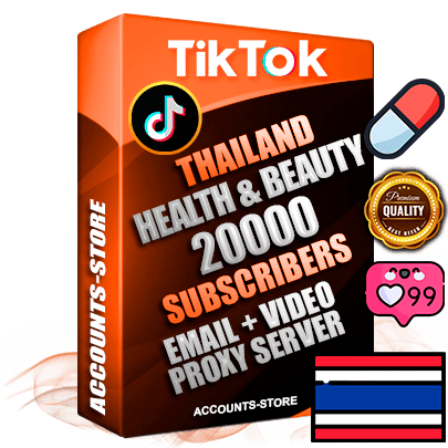 Professional Thai PREMIUM TikTok accounts of manual registration and farming for the HEALTH & BEAUTY niche with high trust history profile photos and videos — fully themed and optimized for HEALTH & BEAUTY advertising and promotion — 20000 niche-related live active subscribers 2018–2022 registration years Verified Email (included) + Cookie JSON for secure import and login to the account + User Agent + high-quality content filling (profile photo banner and videos). Fully ready for targeted campaigns and ad launches from any country. Perfectly holds ads without bans. Ideal for any earning schemes affiliate promotions and marketing projects. Quality unlimited IPv4 proxy server included. Professional Thai PREMIUM TikTok accounts of manual registration and farming for the HEALTH & BEAUTY niche with high trust history profile photos and videos — fully themed and optimized for HEALTH & BEAUTY advertising and promotion — 20000 niche-related live active subscribers 2018–2022 registration years Verified Email (included) + Cookie JSON for secure import and login to the account + User Agent + high-quality content filling (profile photo banner and videos). Fully ready for targeted campaigns and ad launches from any country. Perfectly holds ads without bans. Ideal for any earning schemes affiliate promotions and marketing projects. Quality unlimited IPv4 proxy server included.