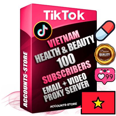 Professional Vietnamese PREMIUM TikTok accounts of manual registration and farming for the HEALTH & BEAUTY niche with high trust history profile photos and videos — fully themed and optimized for HEALTH & BEAUTY advertising and promotion — 100 niche-related live active subscribers 2018–2022 registration years Verified Email (included) + Cookie JSON for secure import and login to the account + User Agent + high-quality content filling (profile photo banner and videos). Fully ready for targeted campaigns and ad launches from any country. Perfectly holds ads without bans. Ideal for any earning schemes affiliate promotions and marketing projects. Quality unlimited IPv4 proxy server included.
