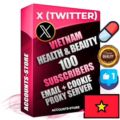Professional Vietnamese PREMIUM X (Twitter) accounts of manual registration and farming for the HEALTH & BEAUTY niche with high trust history photos and tweets — fully themed and optimized for HEALTH & BEAUTY advertising and promotion — 100 niche-related live active followers 2009–2014 registration year Verified Email (Included) + Cookie JSON for secure import and login to the account + User Agent + High-quality filling (Photo Header Posts). Fully ready for targeted campaigns and ad launches from any country. Perfectly hold ads without bans. Ideal for any earning schemes affiliate promotions and marketing projects. Quality unlimited IPv4 proxy server included. Professional Vietnamese PREMIUM X (Twitter) accounts of manual registration and farming for the HEALTH & BEAUTY niche with high trust history photos and tweets — fully themed and optimized for HEALTH & BEAUTY advertising and promotion — 100 niche-related live active followers 2009–2014 registration year Verified Email (Included) + Cookie JSON for secure import and login to the account + User Agent + High-quality filling (Photo Header Posts). Fully ready for targeted campaigns and ad launches from any country. Perfectly hold ads without bans. Ideal for any earning schemes affiliate promotions and marketing projects. Quality unlimited IPv4 proxy server included.