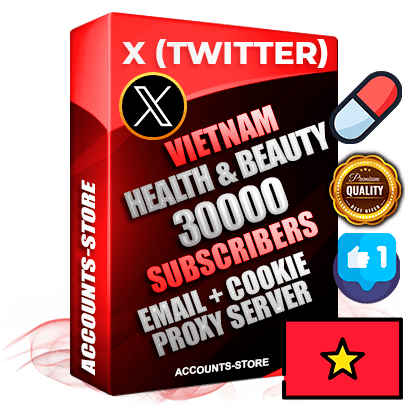 Professional Vietnamese PREMIUM X (Twitter) accounts of manual registration and farming for the HEALTH & BEAUTY niche with high trust history photos and tweets — fully themed and optimized for HEALTH & BEAUTY advertising and promotion — 30000 niche-related live active followers 2009–2014 registration year Verified Email (Included) + Cookie JSON for secure import and login to the account + User Agent + High-quality filling (Photo Header Posts). Fully ready for targeted campaigns and ad launches from any country. Perfectly hold ads without bans. Ideal for any earning schemes affiliate promotions and marketing projects. Quality unlimited IPv4 proxy server included. Professional Vietnamese PREMIUM X (Twitter) accounts of manual registration and farming for the HEALTH & BEAUTY niche with high trust history photos and tweets — fully themed and optimized for HEALTH & BEAUTY advertising and promotion — 30000 niche-related live active followers 2009–2014 registration year Verified Email (Included) + Cookie JSON for secure import and login to the account + User Agent + High-quality filling (Photo Header Posts). Fully ready for targeted campaigns and ad launches from any country. Perfectly hold ads without bans. Ideal for any earning schemes affiliate promotions and marketing projects. Quality unlimited IPv4 proxy server included.