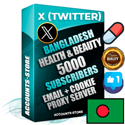 Professional Bangladeshi PREMIUM X (Twitter) accounts of manual registration and farming for the HEALTH & BEAUTY niche with high trust history photos and tweets — fully themed and optimized for HEALTH & BEAUTY advertising and promotion — 5000 niche-related live active followers 2009–2014 registration year Verified Email (Included) + Cookie JSON for secure import and login to the account + User Agent + High-quality filling (Photo Header Posts). Fully ready for targeted campaigns and ad launches from any country. Perfectly hold ads without bans. Ideal for any earning schemes affiliate promotions and marketing projects. Quality unlimited IPv4 proxy server included. Professional Bangladeshi PREMIUM X (Twitter) accounts of manual registration and farming for the HEALTH & BEAUTY niche with high trust history photos and tweets — fully themed and optimized for HEALTH & BEAUTY advertising and promotion — 5000 niche-related live active followers 2009–2014 registration year Verified Email (Included) + Cookie JSON for secure import and login to the account + User Agent + High-quality filling (Photo Header Posts). Fully ready for targeted campaigns and ad launches from any country. Perfectly hold ads without bans. Ideal for any earning schemes affiliate promotions and marketing projects. Quality unlimited IPv4 proxy server included.
