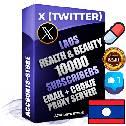 Professional Laotian PREMIUM X (Twitter) accounts of manual registration and farming for the HEALTH & BEAUTY niche with high trust history photos and tweets — fully themed and optimized for HEALTH & BEAUTY advertising and promotion — 10000 niche-related live active followers 2009–2014 registration year Verified Email (Included) + Cookie JSON for secure import and login to the account + User Agent + High-quality filling (Photo Header Posts). Fully ready for targeted campaigns and ad launches from any country. Perfectly hold ads without bans. Ideal for any earning schemes affiliate promotions and marketing projects. Quality unlimited IPv4 proxy server included.