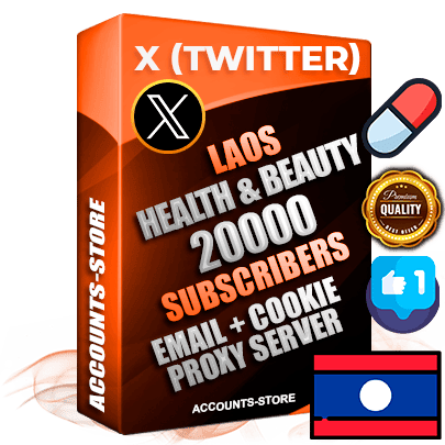 Professional Laotian PREMIUM X (Twitter) accounts of manual registration and farming for the HEALTH & BEAUTY niche with high trust history photos and tweets — fully themed and optimized for HEALTH & BEAUTY advertising and promotion — 20000 niche-related live active followers 2009–2014 registration year Verified Email (Included) + Cookie JSON for secure import and login to the account + User Agent + High-quality filling (Photo Header Posts). Fully ready for targeted campaigns and ad launches from any country. Perfectly hold ads without bans. Ideal for any earning schemes affiliate promotions and marketing projects. Quality unlimited IPv4 proxy server included.