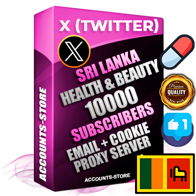 Professional Sri Lankan PREMIUM X (Twitter) accounts of manual registration and farming for the HEALTH & BEAUTY niche with high trust history photos and tweets — fully themed and optimized for HEALTH & BEAUTY advertising and promotion — 10000 niche-related live active followers 2009–2014 registration year Verified Email (Included) + Cookie JSON for secure import and login to the account + User Agent + High-quality filling (Photo Header Posts). Fully ready for targeted campaigns and ad launches from any country. Perfectly hold ads without bans. Ideal for any earning schemes affiliate promotions and marketing projects. Quality unlimited IPv4 proxy server included. Professional Sri Lankan PREMIUM X (Twitter) accounts of manual registration and farming for the HEALTH & BEAUTY niche with high trust history photos and tweets — fully themed and optimized for HEALTH & BEAUTY advertising and promotion — 10000 niche-related live active followers 2009–2014 registration year Verified Email (Included) + Cookie JSON for secure import and login to the account + User Agent + High-quality filling (Photo Header Posts). Fully ready for targeted campaigns and ad launches from any country. Perfectly hold ads without bans. Ideal for any earning schemes affiliate promotions and marketing projects. Quality unlimited IPv4 proxy server included.