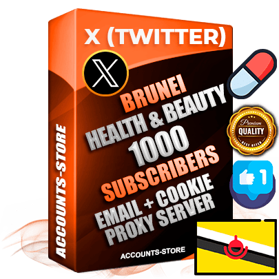 Professional Brunei PREMIUM X (Twitter) accounts of manual registration and farming for the HEALTH & BEAUTY niche with high trust history photos and tweets — fully themed and optimized for HEALTH & BEAUTY advertising and promotion — 1000 niche-related live active followers 2009–2014 registration year Verified Email (Included) + Cookie JSON for secure import and login to the account + User Agent + High-quality filling (Photo Header Posts). Fully ready for targeted campaigns and ad launches from any country. Perfectly hold ads without bans. Ideal for any earning schemes affiliate promotions and marketing projects. Quality unlimited IPv4 proxy server included. Professional Brunei PREMIUM X (Twitter) accounts of manual registration and farming for the HEALTH & BEAUTY niche with high trust history photos and tweets — fully themed and optimized for HEALTH & BEAUTY advertising and promotion — 1000 niche-related live active followers 2009–2014 registration year Verified Email (Included) + Cookie JSON for secure import and login to the account + User Agent + High-quality filling (Photo Header Posts). Fully ready for targeted campaigns and ad launches from any country. Perfectly hold ads without bans. Ideal for any earning schemes affiliate promotions and marketing projects. Quality unlimited IPv4 proxy server included.