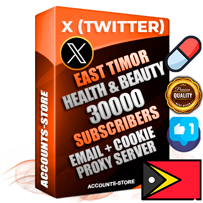 Professional Timorese PREMIUM X (Twitter) accounts of manual registration and farming for the HEALTH & BEAUTY niche with high trust history photos and tweets — fully themed and optimized for HEALTH & BEAUTY advertising and promotion — 30000 niche-related live active followers 2009–2014 registration year Verified Email (Included) + Cookie JSON for secure import and login to the account + User Agent + High-quality filling (Photo Header Posts). Fully ready for targeted campaigns and ad launches from any country. Perfectly hold ads without bans. Ideal for any earning schemes affiliate promotions and marketing projects. Quality unlimited IPv4 proxy server included. Professional Timorese PREMIUM X (Twitter) accounts of manual registration and farming for the HEALTH & BEAUTY niche with high trust history photos and tweets — fully themed and optimized for HEALTH & BEAUTY advertising and promotion — 30000 niche-related live active followers 2009–2014 registration year Verified Email (Included) + Cookie JSON for secure import and login to the account + User Agent + High-quality filling (Photo Header Posts). Fully ready for targeted campaigns and ad launches from any country. Perfectly hold ads without bans. Ideal for any earning schemes affiliate promotions and marketing projects. Quality unlimited IPv4 proxy server included.