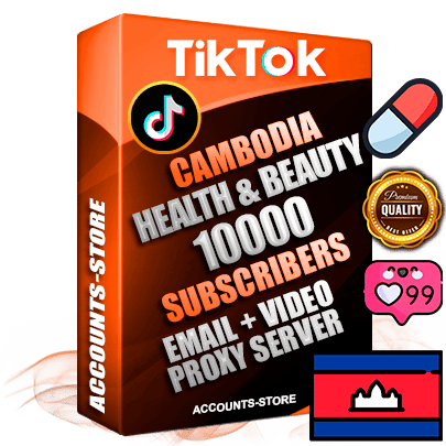 Professional Cambodian PREMIUM TikTok accounts of manual registration and farming for the HEALTH & BEAUTY niche with high trust history profile photos and videos — fully themed and optimized for HEALTH & BEAUTY advertising and promotion — 10000 niche-related live active subscribers 2018–2022 registration years Verified Email (included) + Cookie JSON for secure import and login to the account + User Agent + high-quality content filling (profile photo banner and videos). Fully ready for targeted campaigns and ad launches from any country. Perfectly holds ads without bans. Ideal for any earning schemes affiliate promotions and marketing projects. Quality unlimited IPv4 proxy server included. Professional Cambodian PREMIUM TikTok accounts of manual registration and farming for the HEALTH & BEAUTY niche with high trust history profile photos and videos — fully themed and optimized for HEALTH & BEAUTY advertising and promotion — 10000 niche-related live active subscribers 2018–2022 registration years Verified Email (included) + Cookie JSON for secure import and login to the account + User Agent + high-quality content filling (profile photo banner and videos). Fully ready for targeted campaigns and ad launches from any country. Perfectly holds ads without bans. Ideal for any earning schemes affiliate promotions and marketing projects. Quality unlimited IPv4 proxy server included.