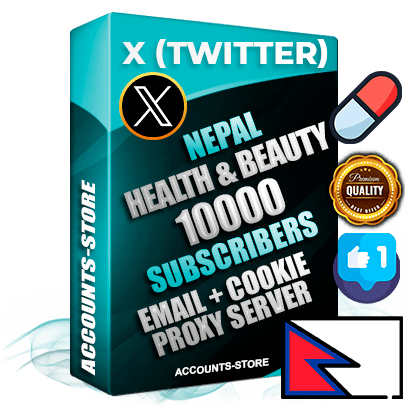 Professional Nepalese PREMIUM X (Twitter) accounts of manual registration and farming for the HEALTH & BEAUTY niche with high trust history photos and tweets — fully themed and optimized for HEALTH & BEAUTY advertising and promotion — 10000 niche-related live active followers 2009–2014 registration year Verified Email (Included) + Cookie JSON for secure import and login to the account + User Agent + High-quality filling (Photo Header Posts). Fully ready for targeted campaigns and ad launches from any country. Perfectly hold ads without bans. Ideal for any earning schemes affiliate promotions and marketing projects. Quality unlimited IPv4 proxy server included. Professional Nepalese PREMIUM X (Twitter) accounts of manual registration and farming for the HEALTH & BEAUTY niche with high trust history photos and tweets — fully themed and optimized for HEALTH & BEAUTY advertising and promotion — 10000 niche-related live active followers 2009–2014 registration year Verified Email (Included) + Cookie JSON for secure import and login to the account + User Agent + High-quality filling (Photo Header Posts). Fully ready for targeted campaigns and ad launches from any country. Perfectly hold ads without bans. Ideal for any earning schemes affiliate promotions and marketing projects. Quality unlimited IPv4 proxy server included.