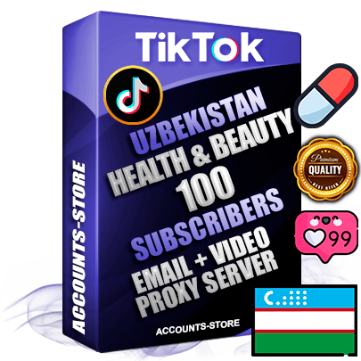 Professional Uzbek PREMIUM TikTok accounts of manual registration and farming for the HEALTH & BEAUTY niche with high trust history profile photos and videos — fully themed and optimized for HEALTH & BEAUTY advertising and promotion — 100 niche-related live active subscribers 2018–2022 registration years Verified Email (included) + Cookie JSON for secure import and login to the account + User Agent + high-quality content filling (profile photo banner and videos). Fully ready for targeted campaigns and ad launches from any country. Perfectly holds ads without bans. Ideal for any earning schemes affiliate promotions and marketing projects. Quality unlimited IPv4 proxy server included.