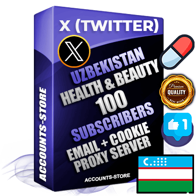 Professional Uzbek PREMIUM X (Twitter) accounts of manual registration and farming for the HEALTH & BEAUTY niche with high trust history photos and tweets — fully themed and optimized for HEALTH & BEAUTY advertising and promotion — 100 niche-related live active followers 2009–2014 registration year Verified Email (Included) + Cookie JSON for secure import and login to the account + User Agent + High-quality filling (Photo Header Posts). Fully ready for targeted campaigns and ad launches from any country. Perfectly hold ads without bans. Ideal for any earning schemes affiliate promotions and marketing projects. Quality unlimited IPv4 proxy server included.