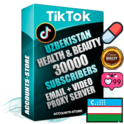 Professional Uzbek PREMIUM TikTok accounts of manual registration and farming for the HEALTH & BEAUTY niche with high trust history profile photos and videos — fully themed and optimized for HEALTH & BEAUTY advertising and promotion — 30000 niche-related live active subscribers 2018–2022 registration years Verified Email (included) + Cookie JSON for secure import and login to the account + User Agent + high-quality content filling (profile photo banner and videos). Fully ready for targeted campaigns and ad launches from any country. Perfectly holds ads without bans. Ideal for any earning schemes affiliate promotions and marketing projects. Quality unlimited IPv4 proxy server included.