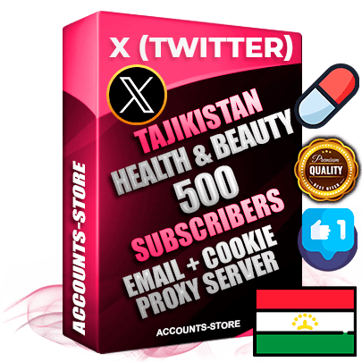 Professional Tajik PREMIUM X (Twitter) accounts of manual registration and farming for the HEALTH & BEAUTY niche with high trust history photos and tweets — fully themed and optimized for HEALTH & BEAUTY advertising and promotion — 500 niche-related live active followers 2009–2014 registration year Verified Email (Included) + Cookie JSON for secure import and login to the account + User Agent + High-quality filling (Photo Header Posts). Fully ready for targeted campaigns and ad launches from any country. Perfectly hold ads without bans. Ideal for any earning schemes affiliate promotions and marketing projects. Quality unlimited IPv4 proxy server included. Professional Tajik PREMIUM X (Twitter) accounts of manual registration and farming for the HEALTH & BEAUTY niche with high trust history photos and tweets — fully themed and optimized for HEALTH & BEAUTY advertising and promotion — 500 niche-related live active followers 2009–2014 registration year Verified Email (Included) + Cookie JSON for secure import and login to the account + User Agent + High-quality filling (Photo Header Posts). Fully ready for targeted campaigns and ad launches from any country. Perfectly hold ads without bans. Ideal for any earning schemes affiliate promotions and marketing projects. Quality unlimited IPv4 proxy server included.