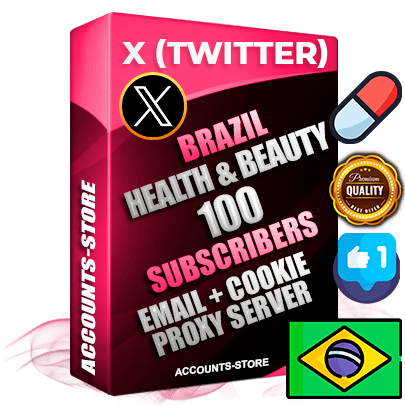 Professional Brazilian PREMIUM X (Twitter) accounts of manual registration and farming for the HEALTH & BEAUTY niche with high trust history photos and tweets — fully themed and optimized for HEALTH & BEAUTY advertising and promotion — 100 niche-related live active followers 2009–2014 registration year Verified Email (Included) + Cookie JSON for secure import and login to the account + User Agent + High-quality filling (Photo Header Posts). Fully ready for targeted campaigns and ad launches from any country. Perfectly hold ads without bans. Ideal for any earning schemes affiliate promotions and marketing projects. Quality unlimited IPv4 proxy server included.