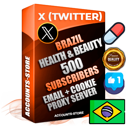 Professional Brazilian PREMIUM X (Twitter) accounts of manual registration and farming for the HEALTH & BEAUTY niche with high trust history photos and tweets — fully themed and optimized for HEALTH & BEAUTY advertising and promotion — 500 niche-related live active followers 2009–2014 registration year Verified Email (Included) + Cookie JSON for secure import and login to the account + User Agent + High-quality filling (Photo Header Posts). Fully ready for targeted campaigns and ad launches from any country. Perfectly hold ads without bans. Ideal for any earning schemes affiliate promotions and marketing projects. Quality unlimited IPv4 proxy server included.