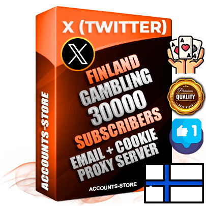 Professional Finnish PREMIUM X (Twitter) accounts of manual registration and farming for the GAMBLING niche with high trust history photos and tweets — fully themed and optimized for GAMBLING advertising and promotion — 30000 niche-related live active followers 2009–2014 registration year Verified Email (Included) + Cookie JSON for secure import and login to the account + User Agent + High-quality filling (Photo Header Posts). Fully ready for targeted campaigns and ad launches from any country. Perfectly hold ads without bans. Ideal for any earning schemes affiliate promotions and marketing projects. Quality unlimited IPv4 proxy server included. Professional Finnish PREMIUM X (Twitter) accounts of manual registration and farming for the GAMBLING niche with high trust history photos and tweets — fully themed and optimized for GAMBLING advertising and promotion — 30000 niche-related live active followers 2009–2014 registration year Verified Email (Included) + Cookie JSON for secure import and login to the account + User Agent + High-quality filling (Photo Header Posts). Fully ready for targeted campaigns and ad launches from any country. Perfectly hold ads without bans. Ideal for any earning schemes affiliate promotions and marketing projects. Quality unlimited IPv4 proxy server included.
