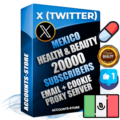 Professional Mexican PREMIUM X (Twitter) accounts of manual registration and farming for the HEALTH & BEAUTY niche with high trust history photos and tweets — fully themed and optimized for HEALTH & BEAUTY advertising and promotion — 20000 niche-related live active followers 2009–2014 registration year Verified Email (Included) + Cookie JSON for secure import and login to the account + User Agent + High-quality filling (Photo Header Posts). Fully ready for targeted campaigns and ad launches from any country. Perfectly hold ads without bans. Ideal for any earning schemes affiliate promotions and marketing projects. Quality unlimited IPv4 proxy server included. Professional Mexican PREMIUM X (Twitter) accounts of manual registration and farming for the HEALTH & BEAUTY niche with high trust history photos and tweets — fully themed and optimized for HEALTH & BEAUTY advertising and promotion — 20000 niche-related live active followers 2009–2014 registration year Verified Email (Included) + Cookie JSON for secure import and login to the account + User Agent + High-quality filling (Photo Header Posts). Fully ready for targeted campaigns and ad launches from any country. Perfectly hold ads without bans. Ideal for any earning schemes affiliate promotions and marketing projects. Quality unlimited IPv4 proxy server included.