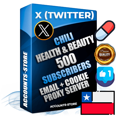 Professional Chilean PREMIUM X (Twitter) accounts of manual registration and farming for the HEALTH & BEAUTY niche with high trust history photos and tweets — fully themed and optimized for HEALTH & BEAUTY advertising and promotion — 500 niche-related live active followers 2009–2014 registration year Verified Email (Included) + Cookie JSON for secure import and login to the account + User Agent + High-quality filling (Photo Header Posts). Fully ready for targeted campaigns and ad launches from any country. Perfectly hold ads without bans. Ideal for any earning schemes affiliate promotions and marketing projects. Quality unlimited IPv4 proxy server included.