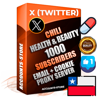 Professional Chilean PREMIUM X (Twitter) accounts of manual registration and farming for the HEALTH & BEAUTY niche with high trust history photos and tweets — fully themed and optimized for HEALTH & BEAUTY advertising and promotion — 1000 niche-related live active followers 2009–2014 registration year Verified Email (Included) + Cookie JSON for secure import and login to the account + User Agent + High-quality filling (Photo Header Posts). Fully ready for targeted campaigns and ad launches from any country. Perfectly hold ads without bans. Ideal for any earning schemes affiliate promotions and marketing projects. Quality unlimited IPv4 proxy server included.