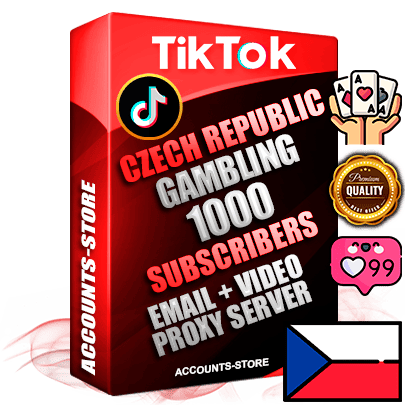 Professional Czech PREMIUM TikTok accounts of manual registration and farming for the GAMBLING niche with high trust history profile photos and videos — fully themed and optimized for GAMBLING advertising and promotion — 1000 niche-related live active subscribers 2018–2022 registration years Verified Email (included) + Cookie JSON for secure import and login to the account + User Agent + high-quality content filling (profile photo banner and videos). Fully ready for targeted campaigns and ad launches from any country. Perfectly holds ads without bans. Ideal for any earning schemes affiliate promotions and marketing projects. Quality unlimited IPv4 proxy server included. Professional Czech PREMIUM TikTok accounts of manual registration and farming for the GAMBLING niche with high trust history profile photos and videos — fully themed and optimized for GAMBLING advertising and promotion — 1000 niche-related live active subscribers 2018–2022 registration years Verified Email (included) + Cookie JSON for secure import and login to the account + User Agent + high-quality content filling (profile photo banner and videos). Fully ready for targeted campaigns and ad launches from any country. Perfectly holds ads without bans. Ideal for any earning schemes affiliate promotions and marketing projects. Quality unlimited IPv4 proxy server included.