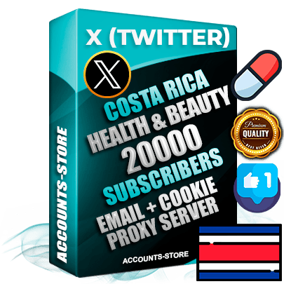 Professional Costa Rican PREMIUM X (Twitter) accounts of manual registration and farming for the HEALTH & BEAUTY niche with high trust history photos and tweets — fully themed and optimized for HEALTH & BEAUTY advertising and promotion — 20000 niche-related live active followers 2009–2014 registration year Verified Email (Included) + Cookie JSON for secure import and login to the account + User Agent + High-quality filling (Photo Header Posts). Fully ready for targeted campaigns and ad launches from any country. Perfectly hold ads without bans. Ideal for any earning schemes affiliate promotions and marketing projects. Quality unlimited IPv4 proxy server included. Professional Costa Rican PREMIUM X (Twitter) accounts of manual registration and farming for the HEALTH & BEAUTY niche with high trust history photos and tweets — fully themed and optimized for HEALTH & BEAUTY advertising and promotion — 20000 niche-related live active followers 2009–2014 registration year Verified Email (Included) + Cookie JSON for secure import and login to the account + User Agent + High-quality filling (Photo Header Posts). Fully ready for targeted campaigns and ad launches from any country. Perfectly hold ads without bans. Ideal for any earning schemes affiliate promotions and marketing projects. Quality unlimited IPv4 proxy server included.