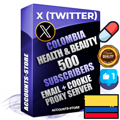 Professional Colombian PREMIUM X (Twitter) accounts of manual registration and farming for the HEALTH & BEAUTY niche with high trust history photos and tweets — fully themed and optimized for HEALTH & BEAUTY advertising and promotion — 500 niche-related live active followers 2009–2014 registration year Verified Email (Included) + Cookie JSON for secure import and login to the account + User Agent + High-quality filling (Photo Header Posts). Fully ready for targeted campaigns and ad launches from any country. Perfectly hold ads without bans. Ideal for any earning schemes affiliate promotions and marketing projects. Quality unlimited IPv4 proxy server included.