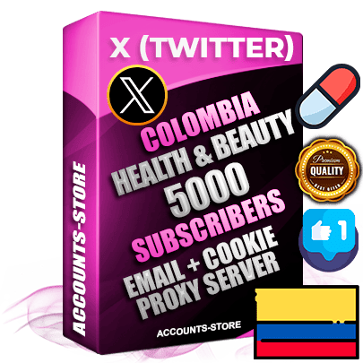 Professional Colombian PREMIUM X (Twitter) accounts of manual registration and farming for the HEALTH & BEAUTY niche with high trust history photos and tweets — fully themed and optimized for HEALTH & BEAUTY advertising and promotion — 5000 niche-related live active followers 2009–2014 registration year Verified Email (Included) + Cookie JSON for secure import and login to the account + User Agent + High-quality filling (Photo Header Posts). Fully ready for targeted campaigns and ad launches from any country. Perfectly hold ads without bans. Ideal for any earning schemes affiliate promotions and marketing projects. Quality unlimited IPv4 proxy server included. Professional Colombian PREMIUM X (Twitter) accounts of manual registration and farming for the HEALTH & BEAUTY niche with high trust history photos and tweets — fully themed and optimized for HEALTH & BEAUTY advertising and promotion — 5000 niche-related live active followers 2009–2014 registration year Verified Email (Included) + Cookie JSON for secure import and login to the account + User Agent + High-quality filling (Photo Header Posts). Fully ready for targeted campaigns and ad launches from any country. Perfectly hold ads without bans. Ideal for any earning schemes affiliate promotions and marketing projects. Quality unlimited IPv4 proxy server included.