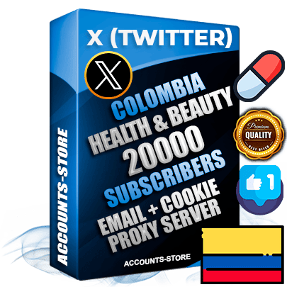 Professional Colombian PREMIUM X (Twitter) accounts of manual registration and farming for the HEALTH & BEAUTY niche with high trust history photos and tweets — fully themed and optimized for HEALTH & BEAUTY advertising and promotion — 20000 niche-related live active followers 2009–2014 registration year Verified Email (Included) + Cookie JSON for secure import and login to the account + User Agent + High-quality filling (Photo Header Posts). Fully ready for targeted campaigns and ad launches from any country. Perfectly hold ads without bans. Ideal for any earning schemes affiliate promotions and marketing projects. Quality unlimited IPv4 proxy server included. Professional Colombian PREMIUM X (Twitter) accounts of manual registration and farming for the HEALTH & BEAUTY niche with high trust history photos and tweets — fully themed and optimized for HEALTH & BEAUTY advertising and promotion — 20000 niche-related live active followers 2009–2014 registration year Verified Email (Included) + Cookie JSON for secure import and login to the account + User Agent + High-quality filling (Photo Header Posts). Fully ready for targeted campaigns and ad launches from any country. Perfectly hold ads without bans. Ideal for any earning schemes affiliate promotions and marketing projects. Quality unlimited IPv4 proxy server included.