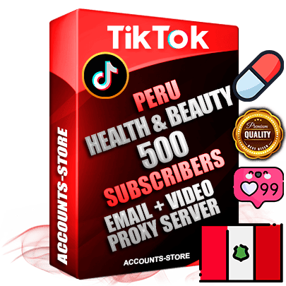 Professional Peruvian PREMIUM TikTok accounts of manual registration and farming for the HEALTH & BEAUTY niche with high trust history profile photos and videos — fully themed and optimized for HEALTH & BEAUTY advertising and promotion — 500 niche-related live active subscribers 2018–2022 registration years Verified Email (included) + Cookie JSON for secure import and login to the account + User Agent + high-quality content filling (profile photo banner and videos). Fully ready for targeted campaigns and ad launches from any country. Perfectly holds ads without bans. Ideal for any earning schemes affiliate promotions and marketing projects. Quality unlimited IPv4 proxy server included. Professional Peruvian PREMIUM TikTok accounts of manual registration and farming for the HEALTH & BEAUTY niche with high trust history profile photos and videos — fully themed and optimized for HEALTH & BEAUTY advertising and promotion — 500 niche-related live active subscribers 2018–2022 registration years Verified Email (included) + Cookie JSON for secure import and login to the account + User Agent + high-quality content filling (profile photo banner and videos). Fully ready for targeted campaigns and ad launches from any country. Perfectly holds ads without bans. Ideal for any earning schemes affiliate promotions and marketing projects. Quality unlimited IPv4 proxy server included.
