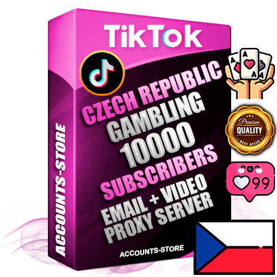 Professional Czech PREMIUM TikTok accounts of manual registration and farming for the GAMBLING niche with high trust history profile photos and videos — fully themed and optimized for GAMBLING advertising and promotion — 10000 niche-related live active subscribers 2018–2022 registration years Verified Email (included) + Cookie JSON for secure import and login to the account + User Agent + high-quality content filling (profile photo banner and videos). Fully ready for targeted campaigns and ad launches from any country. Perfectly holds ads without bans. Ideal for any earning schemes affiliate promotions and marketing projects. Quality unlimited IPv4 proxy server included.