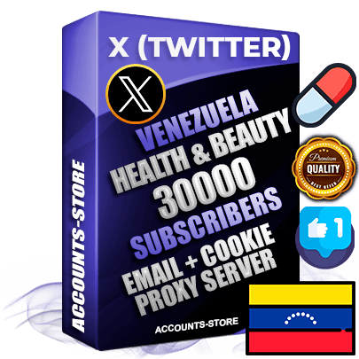 Professional Venezuelan PREMIUM X (Twitter) accounts of manual registration and farming for the HEALTH & BEAUTY niche with high trust history photos and tweets — fully themed and optimized for HEALTH & BEAUTY advertising and promotion — 30000 niche-related live active followers 2009–2014 registration year Verified Email (Included) + Cookie JSON for secure import and login to the account + User Agent + High-quality filling (Photo Header Posts). Fully ready for targeted campaigns and ad launches from any country. Perfectly hold ads without bans. Ideal for any earning schemes affiliate promotions and marketing projects. Quality unlimited IPv4 proxy server included. Professional Venezuelan PREMIUM X (Twitter) accounts of manual registration and farming for the HEALTH & BEAUTY niche with high trust history photos and tweets — fully themed and optimized for HEALTH & BEAUTY advertising and promotion — 30000 niche-related live active followers 2009–2014 registration year Verified Email (Included) + Cookie JSON for secure import and login to the account + User Agent + High-quality filling (Photo Header Posts). Fully ready for targeted campaigns and ad launches from any country. Perfectly hold ads without bans. Ideal for any earning schemes affiliate promotions and marketing projects. Quality unlimited IPv4 proxy server included.