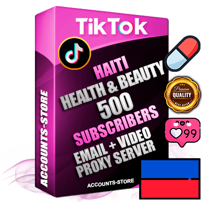 Professional Haitian PREMIUM TikTok accounts of manual registration and farming for the HEALTH & BEAUTY niche with high trust history profile photos and videos — fully themed and optimized for HEALTH & BEAUTY advertising and promotion — 500 niche-related live active subscribers 2018–2022 registration years Verified Email (included) + Cookie JSON for secure import and login to the account + User Agent + high-quality content filling (profile photo banner and videos). Fully ready for targeted campaigns and ad launches from any country. Perfectly holds ads without bans. Ideal for any earning schemes affiliate promotions and marketing projects. Quality unlimited IPv4 proxy server included.