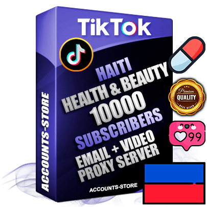 Professional Haitian PREMIUM TikTok accounts of manual registration and farming for the HEALTH & BEAUTY niche with high trust history profile photos and videos — fully themed and optimized for HEALTH & BEAUTY advertising and promotion — 10000 niche-related live active subscribers 2018–2022 registration years Verified Email (included) + Cookie JSON for secure import and login to the account + User Agent + high-quality content filling (profile photo banner and videos). Fully ready for targeted campaigns and ad launches from any country. Perfectly holds ads without bans. Ideal for any earning schemes affiliate promotions and marketing projects. Quality unlimited IPv4 proxy server included.