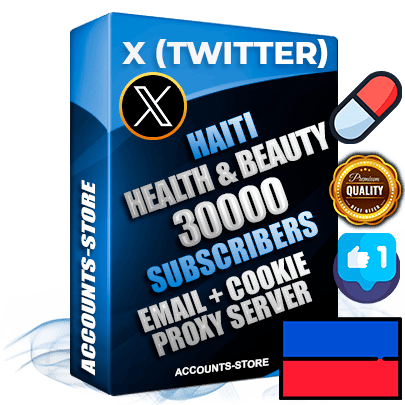 Professional Haitian PREMIUM X (Twitter) accounts of manual registration and farming for the HEALTH & BEAUTY niche with high trust history photos and tweets — fully themed and optimized for HEALTH & BEAUTY advertising and promotion — 30000 niche-related live active followers 2009–2014 registration year Verified Email (Included) + Cookie JSON for secure import and login to the account + User Agent + High-quality filling (Photo Header Posts). Fully ready for targeted campaigns and ad launches from any country. Perfectly hold ads without bans. Ideal for any earning schemes affiliate promotions and marketing projects. Quality unlimited IPv4 proxy server included. Professional Haitian PREMIUM X (Twitter) accounts of manual registration and farming for the HEALTH & BEAUTY niche with high trust history photos and tweets — fully themed and optimized for HEALTH & BEAUTY advertising and promotion — 30000 niche-related live active followers 2009–2014 registration year Verified Email (Included) + Cookie JSON for secure import and login to the account + User Agent + High-quality filling (Photo Header Posts). Fully ready for targeted campaigns and ad launches from any country. Perfectly hold ads without bans. Ideal for any earning schemes affiliate promotions and marketing projects. Quality unlimited IPv4 proxy server included.