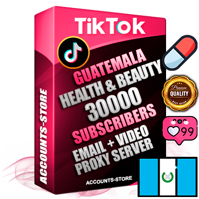 Professional Guatemalan PREMIUM TikTok accounts of manual registration and farming for the HEALTH & BEAUTY niche with high trust history profile photos and videos — fully themed and optimized for HEALTH & BEAUTY advertising and promotion — 30000 niche-related live active subscribers 2018–2022 registration years Verified Email (included) + Cookie JSON for secure import and login to the account + User Agent + high-quality content filling (profile photo banner and videos). Fully ready for targeted campaigns and ad launches from any country. Perfectly holds ads without bans. Ideal for any earning schemes affiliate promotions and marketing projects. Quality unlimited IPv4 proxy server included.