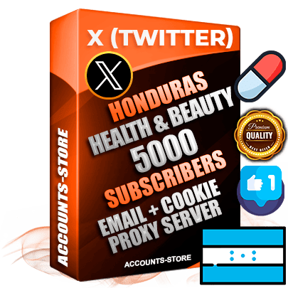 Professional Honduran PREMIUM X (Twitter) accounts of manual registration and farming for the HEALTH & BEAUTY niche with high trust history photos and tweets — fully themed and optimized for HEALTH & BEAUTY advertising and promotion — 5000 niche-related live active followers 2009–2014 registration year Verified Email (Included) + Cookie JSON for secure import and login to the account + User Agent + High-quality filling (Photo Header Posts). Fully ready for targeted campaigns and ad launches from any country. Perfectly hold ads without bans. Ideal for any earning schemes affiliate promotions and marketing projects. Quality unlimited IPv4 proxy server included.
