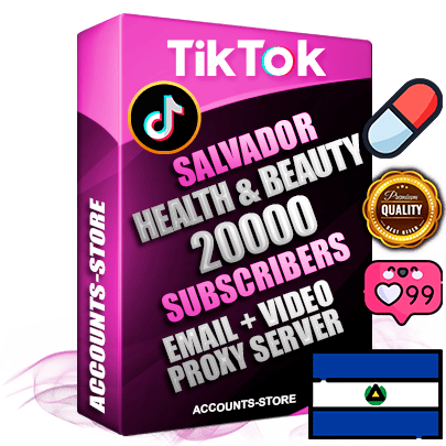 Professional Salvadoran PREMIUM TikTok accounts of manual registration and farming for the HEALTH & BEAUTY niche with high trust history profile photos and videos — fully themed and optimized for HEALTH & BEAUTY advertising and promotion — 20000 niche-related live active subscribers 2018–2022 registration years Verified Email (included) + Cookie JSON for secure import and login to the account + User Agent + high-quality content filling (profile photo banner and videos). Fully ready for targeted campaigns and ad launches from any country. Perfectly holds ads without bans. Ideal for any earning schemes affiliate promotions and marketing projects. Quality unlimited IPv4 proxy server included.